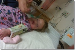 Mandy after surgery